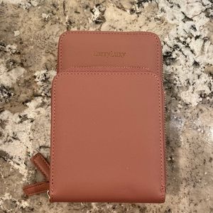 CarryLuxy crossbody pink purse NWOT